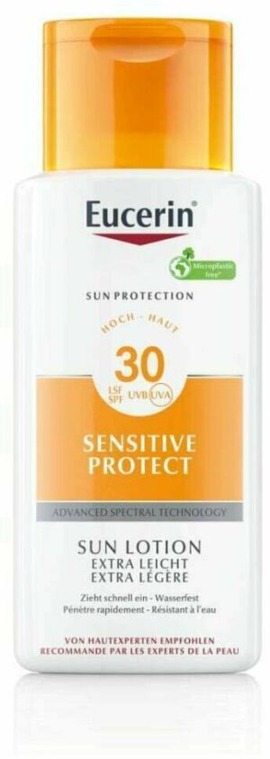 Eucerin Sensitive Protect Sun Extra Light LSF 30 150 ml Lotion