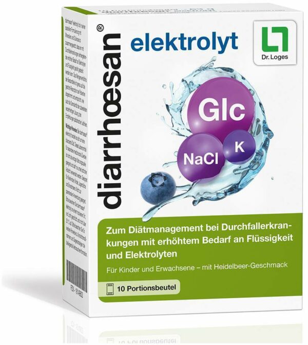 Diarrhoesan Elektrolyt 10 Portionsbeutel