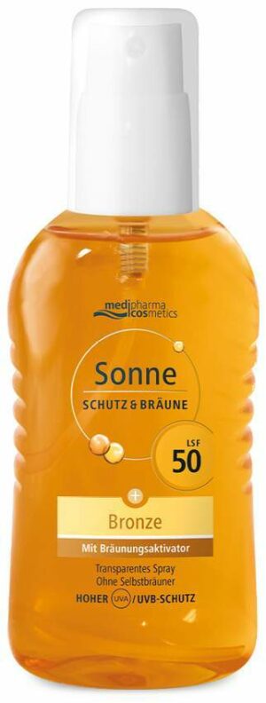 Sonne Schutz & Bräune bronze LSF 50 200 ml Pumpspray