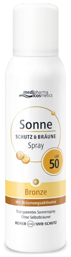 Sonne Schutz & Bräune bronze LSF 50 Aerosol 150 ml Spray