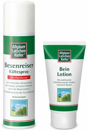 Allgäuer Latschenkiefer Besenreiser Kältespray 150 ml + gratis Beinlotion 50 ml