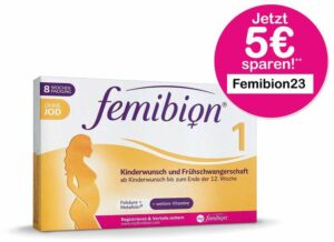 Femibion 1 Kinderwunsch und Frühschwangerschaft ohne Jod 60 Tabletten