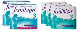 Femibion 3 Stillzeit 112 Tabletten und 112 Kapseln Kombipackung + gratis Femibion 3 3 x 7 Stück