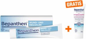 Bepanthen Wund- und Heilsalbe 100 g + gratis Bepanthol DERMA Regenerierende Körperlotion 10 ml