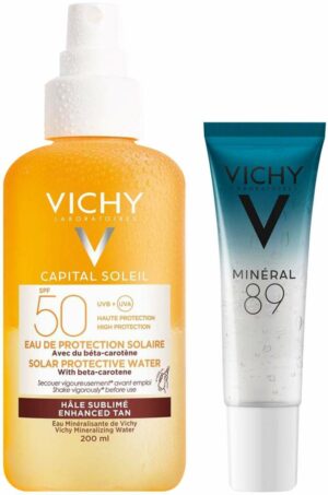Vichy Capital Soleil Sonnenspray bräunungsintensivier. LSF50 200 ml + gratis Mineral 89 10 ml