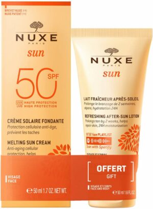 NUXE Sun Set Gesicht LSF50 50 ml + gratis After Sun 50 ml