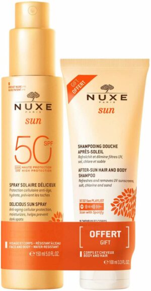 NUXE Sun Set Spray LSF 50 150 ml + gratis After Sun Dusche 100 ml