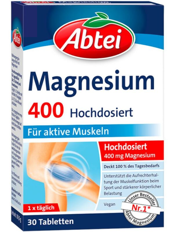 Abtei Magnesium 400 Hochdosiert