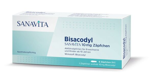 BISACODYL SANAVITA 10MG